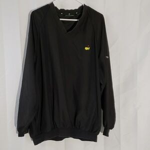 COPY - Masters Collection Black windbreaker pullover jacket golf size XXL